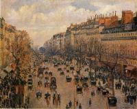 Pissarro, Camille - Boulevard Montmartre, Afternoon, Sunlight